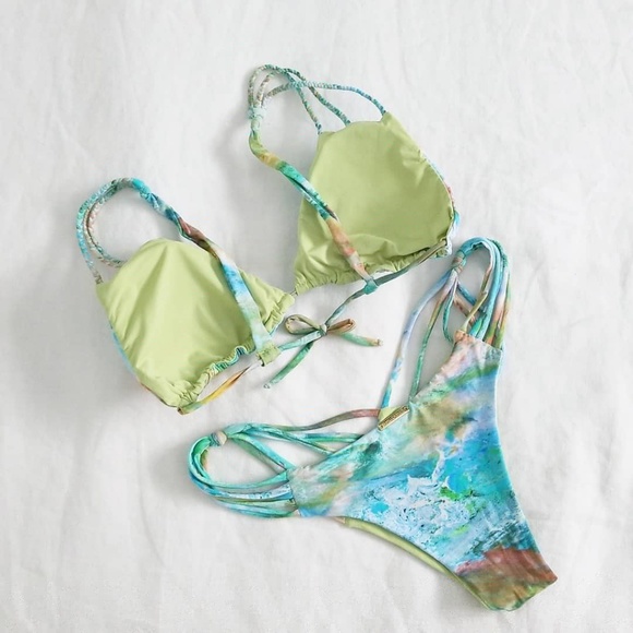 NWOT San Lorenzo Mind.Bali.Soul (L) in Opal/Lush - Picture 3 of 3